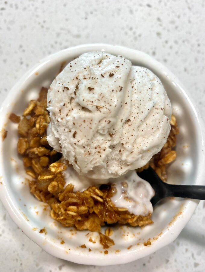 Vegan Apple Crisp In A Mug