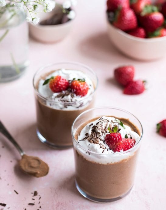 Healthy Chocolate Chia Mousse