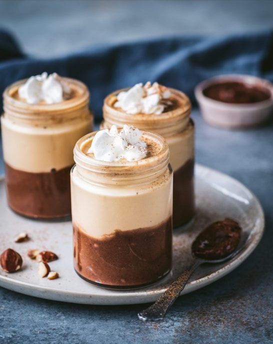 Vegan Nutella Espresso Cheesecake Mousse
