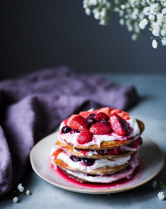 Vegan Quinoa Buckwheat Pancakes