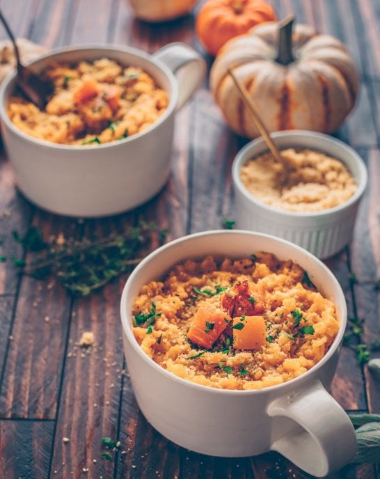 Vegan Instant Pot Butternut Squash Risotto