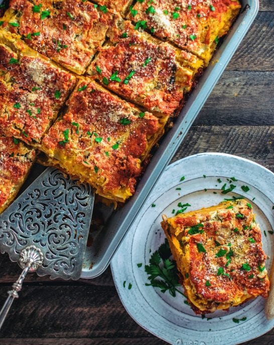 Vegan Lasagna with Tofu Ricotta