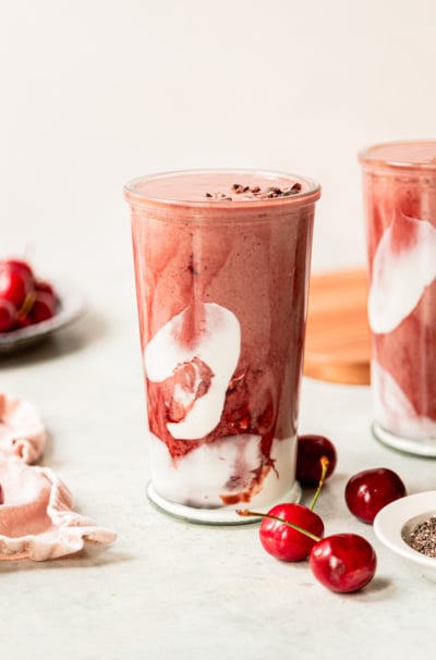 Seriously Luscious Chocolate Cherry Smoothie