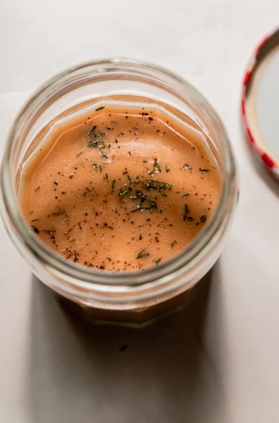 Easy Red Wine Vinegar Dressing with Thyme