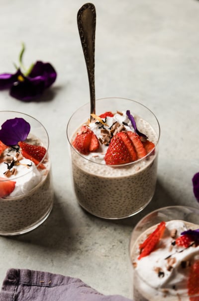 Earl Grey Latte Chia Pudding