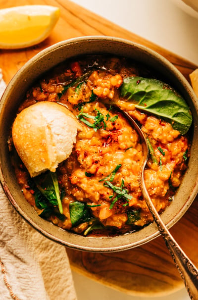 40-Minute Lemony Red Lentil Soup