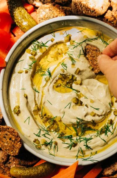 Vegan Dill Pickle Dip