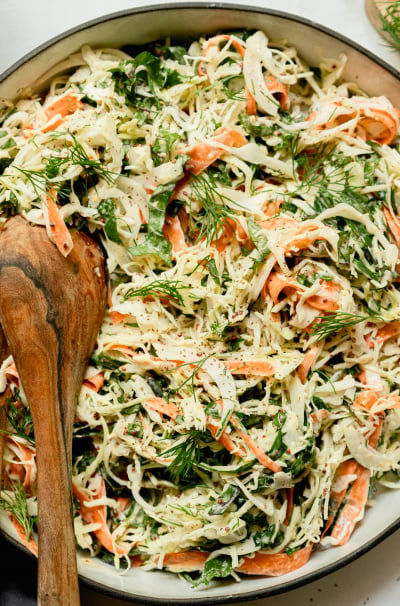 Creamy Mustard Slaw