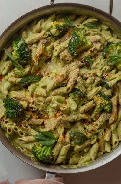 30 Minute Broccoli Basil Pasta