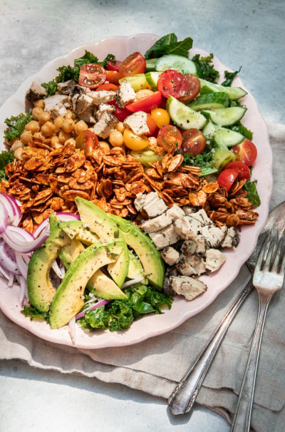 Vegan Kale Cobb Salad
