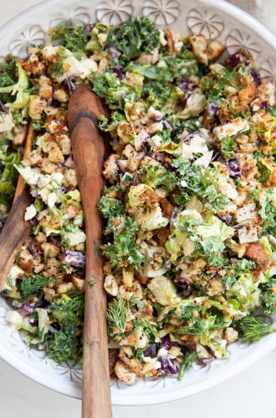 Chopped Creamy Dill Pickle Salad
