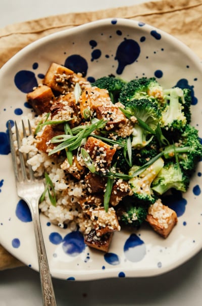 Crispy Sesame Garlic Tofu