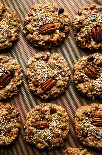 Nutty Vegan Breakfast Cookies
