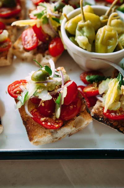 Bloody Mary Bruschetta