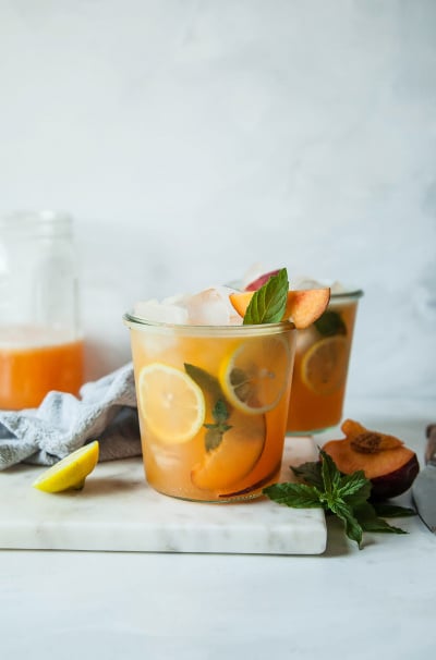 Iced Peach Green Tea