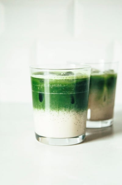 Iced Vanilla Oat Matcha Latte