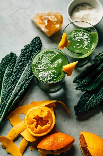 Deep Tropical Vibes Green Smoothie