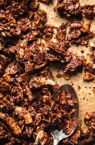 Grain-Free Chocolate Sea Salt Granola Hunks