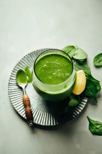 5-Minute Spinach Banana & Ginger Smoothie