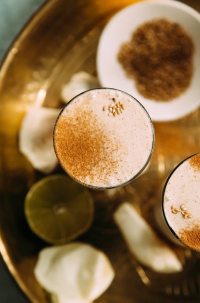 Tahini Shake with Cinnamon and Lime