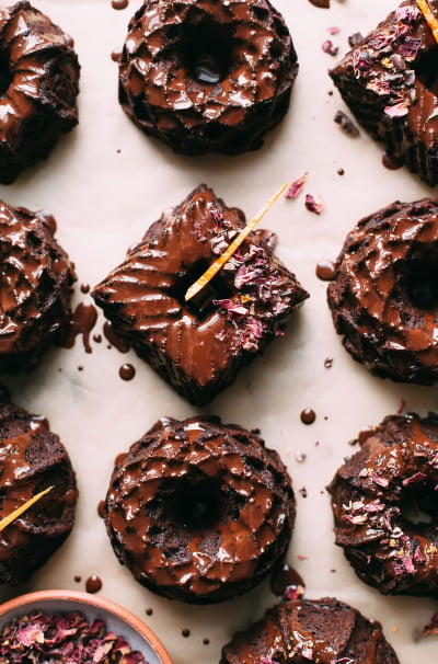 Vegan Chocolate Orange Cakes