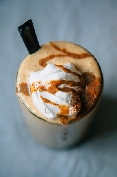 Pumpkin Smoothie with Ginger and Cardamom
