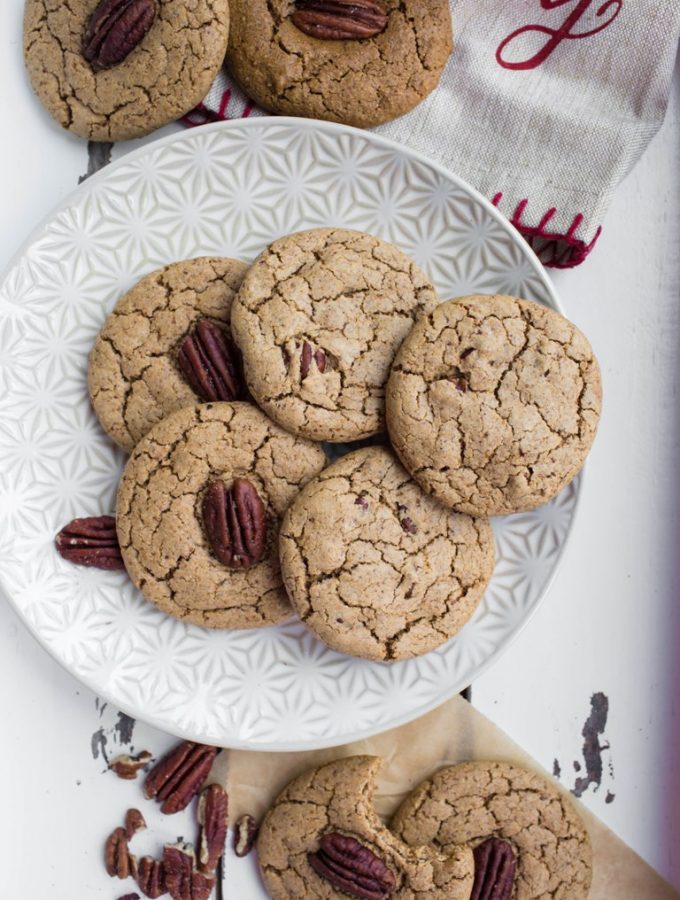 Vegan Cardamom Pecan Cookies