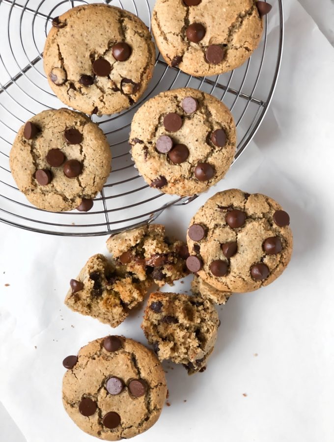 Vegan Gluten-free Chocolate Chip Muffins