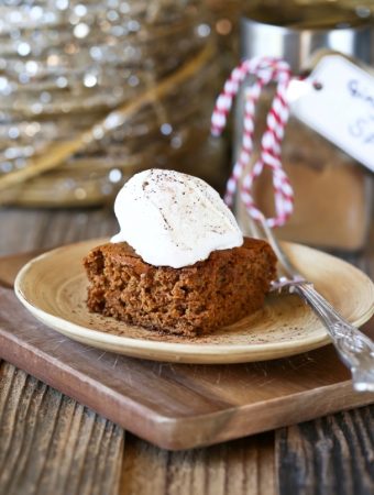 Vegan Gingerbread Cake (Gluten-free Option)