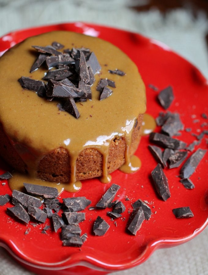 Vegan Peanut Butter Chocolate Chip Cake