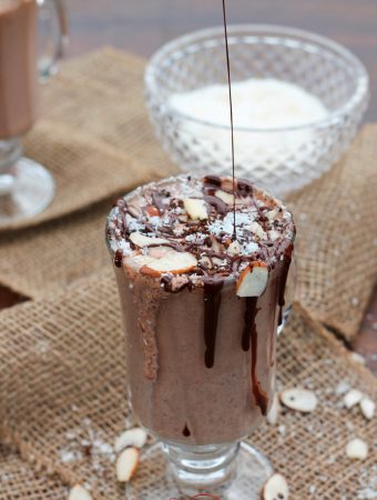 Vegan Almond Joy Milkshake