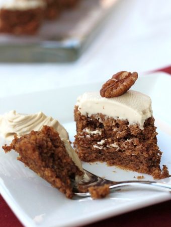 Vegan Banana Molasses Cake