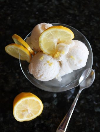 Vegan Lemon Ice Cream