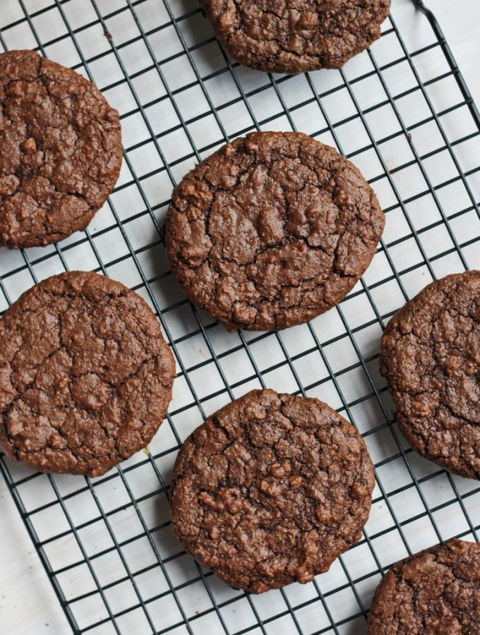 Dark Chocolate Molasses Cookies (Vegan and Gluten-Free)