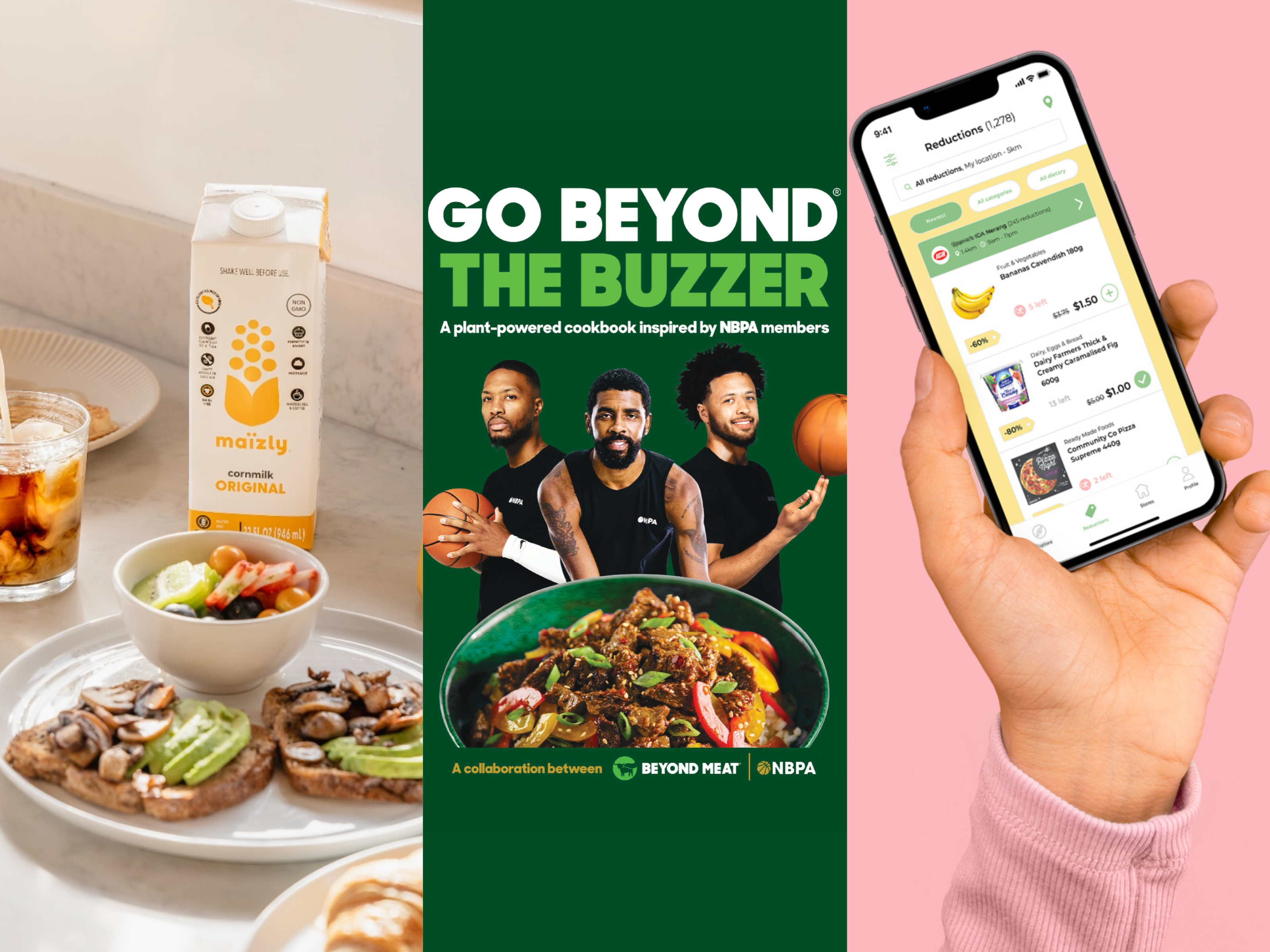Future Food Quick Bites: Beyond x NBA, Corn Milk & Carbon Crackers