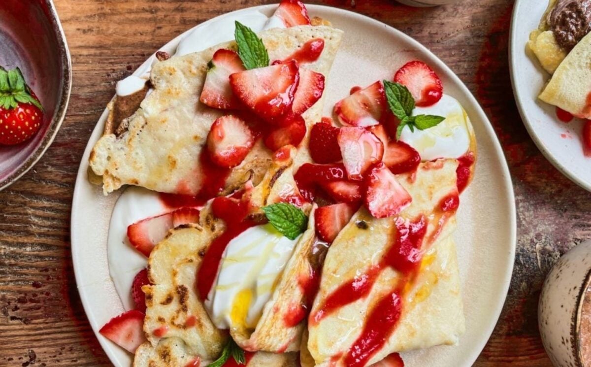 These 4 Ingredient Vegan Crepes Can Be Made Sweet Or Savory