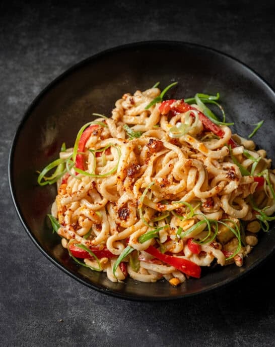 Garlic Peanut Noodles