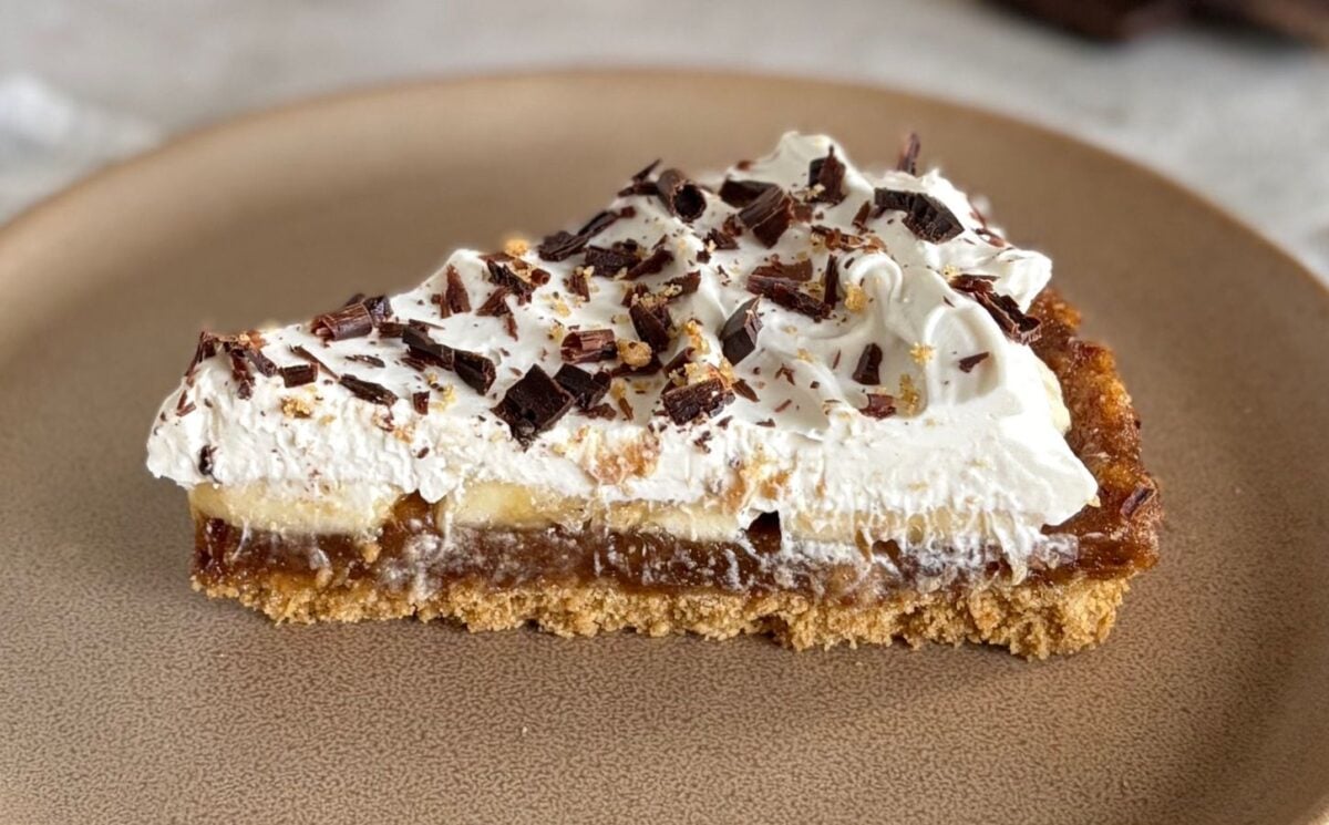Refined Sugar-Free Vegan Banoffee Pie