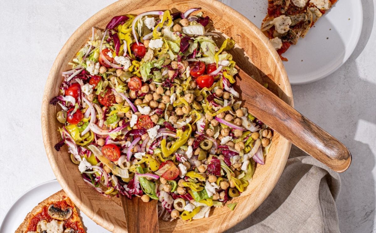 High-Protein ‘Pizza Night’ Salad