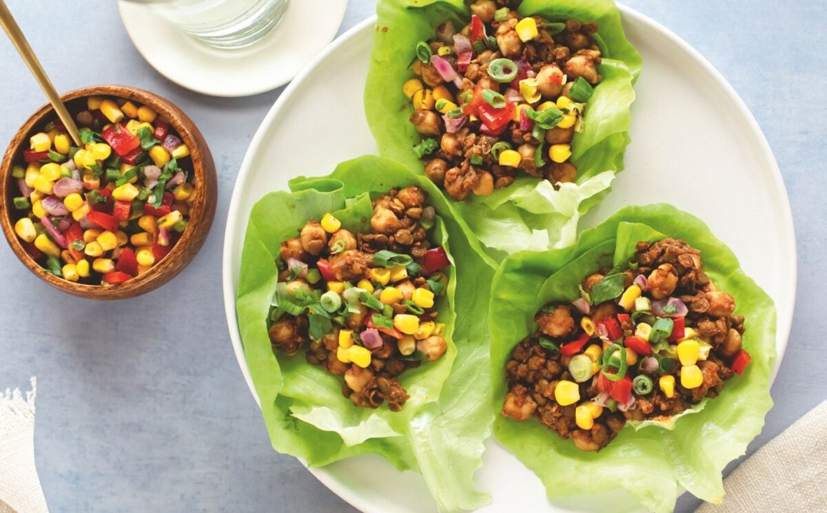 Chickpea And Veggie Pita Pockets