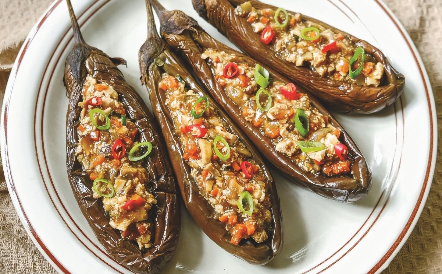 How To Make These Stuffed Chinese Eggplants