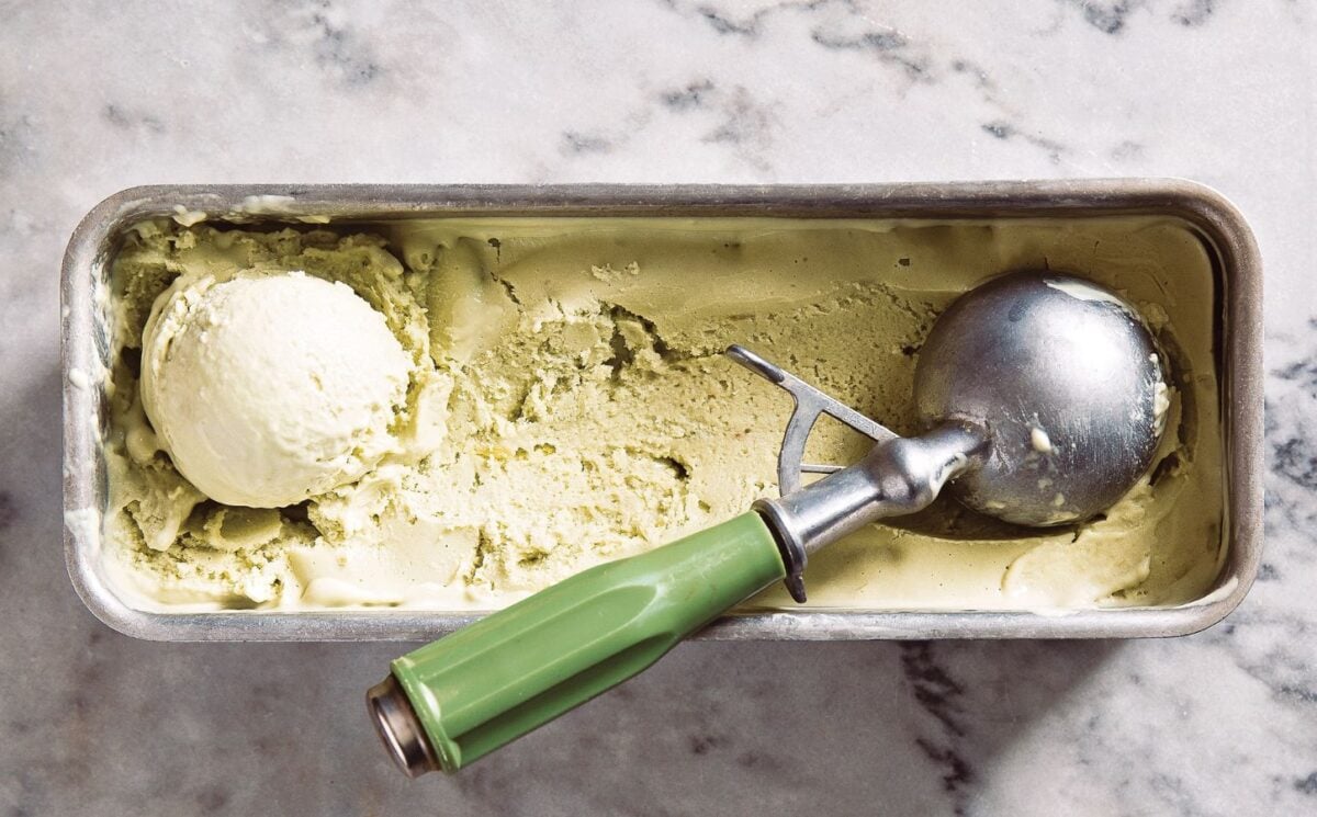 Vegan Avocado Lime Ice Cream