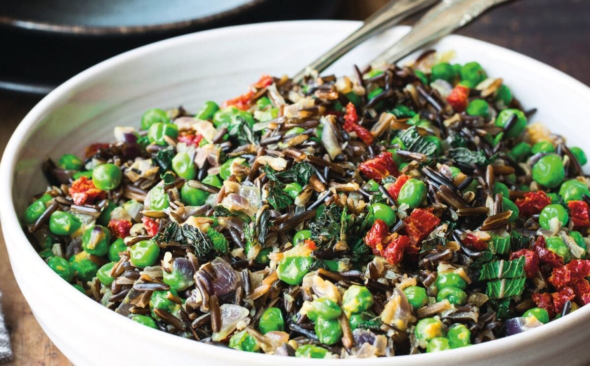 Vegan Black Rice And Peas