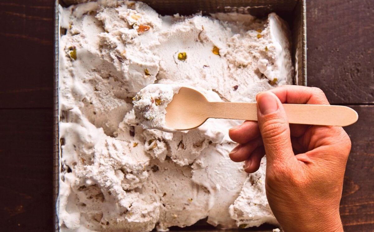 Cardamom Pistachio Ice Cream (Dairy-Free And Vegan)