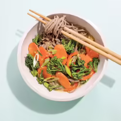 Vegan Soba Noodles With Spicy Miso BrothÂ 