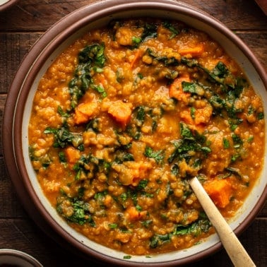 Sweet Potato Red Lentil Stew