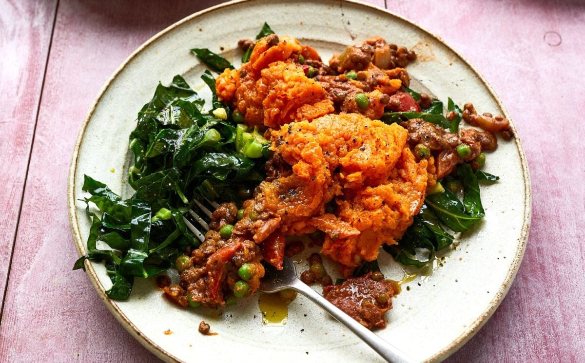 Lentil And Sweet Potato Cottage Pie