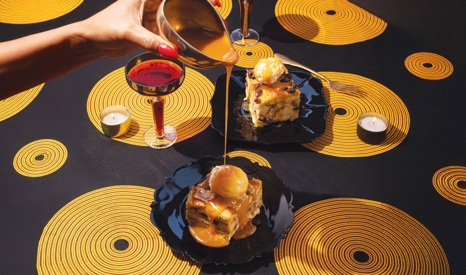 Brown Sugar Custard Brioche Bread Pudding 