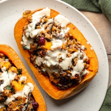 Stuffed Butternut Squash