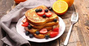 This golden vegan French toast makes brunch feel decadent again